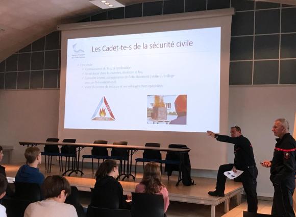 Information cadet de la sécurité civile